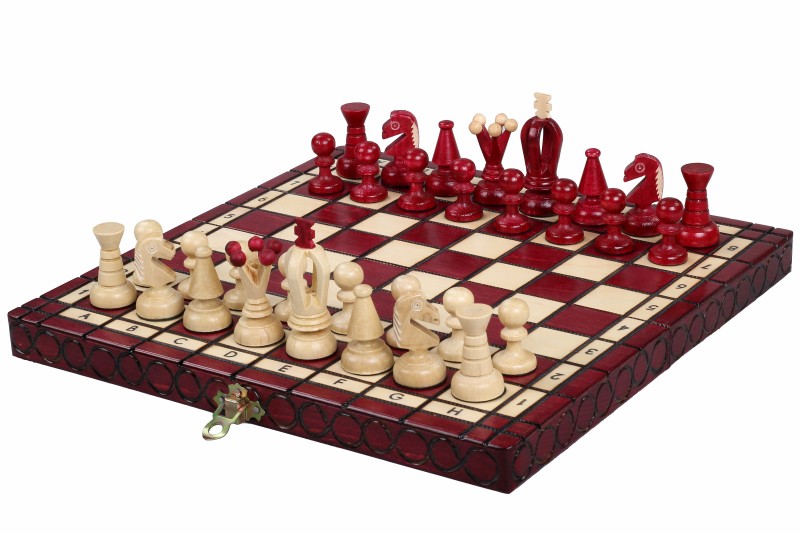 KING'S - mažas CHERRY šachmatų rinkinys