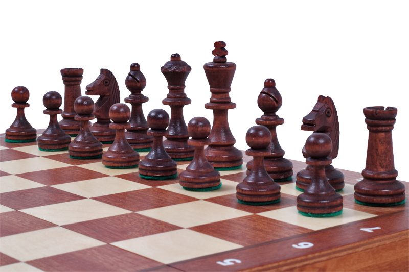 TOURNAMENT No 4 Inlaid (intarsia) with double queen - New Line