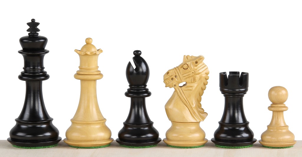 Kings Bridal Ebonised 3,75'' šachmatų figūros