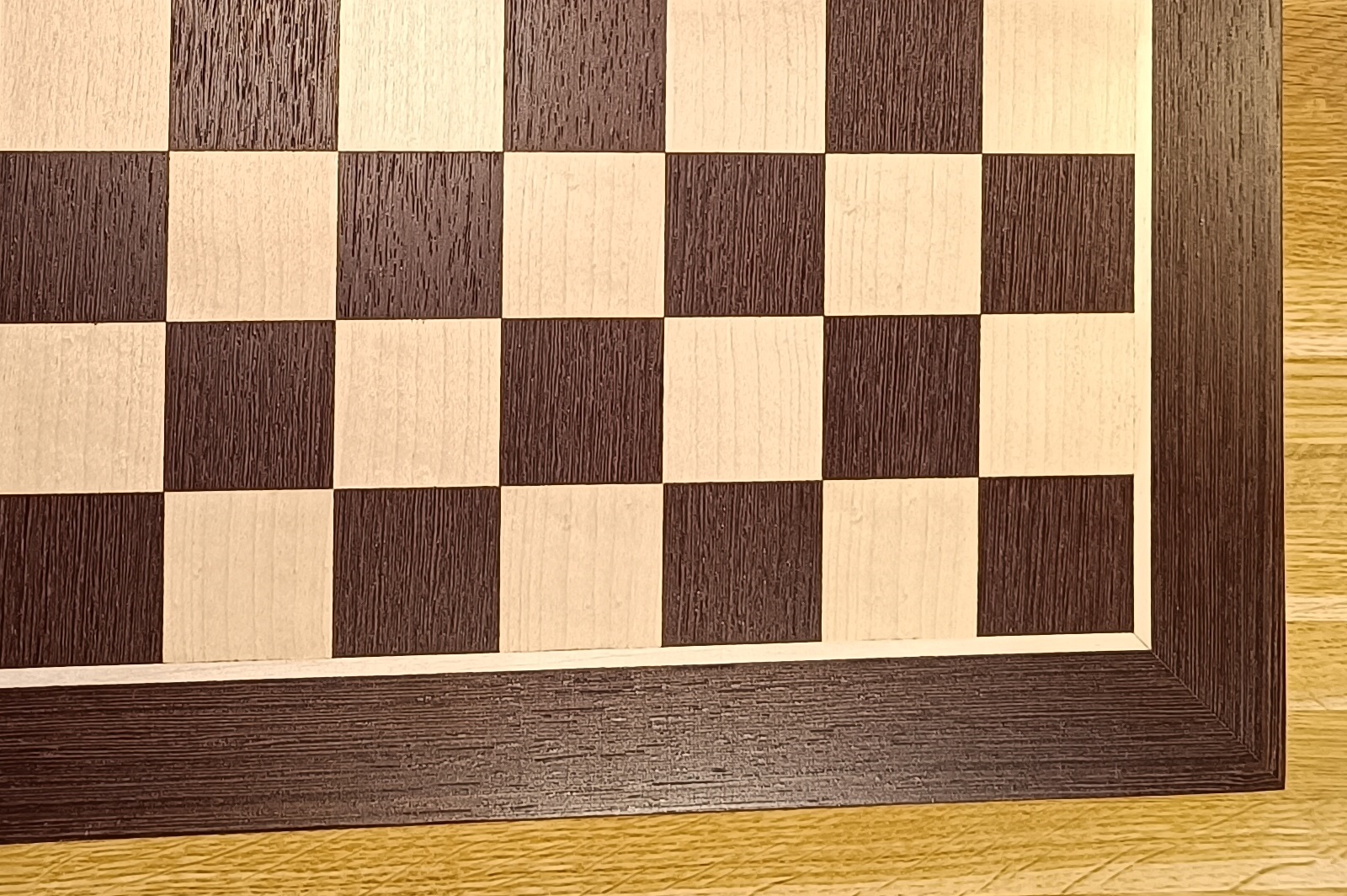 šachmatų lenta No 4 - (be koordinačių) wenge/maple