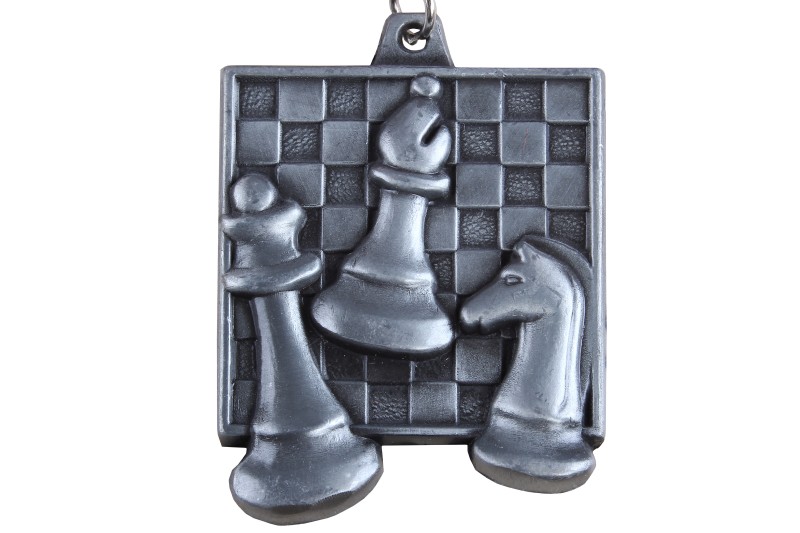 Chess Award - Square Medal Silver