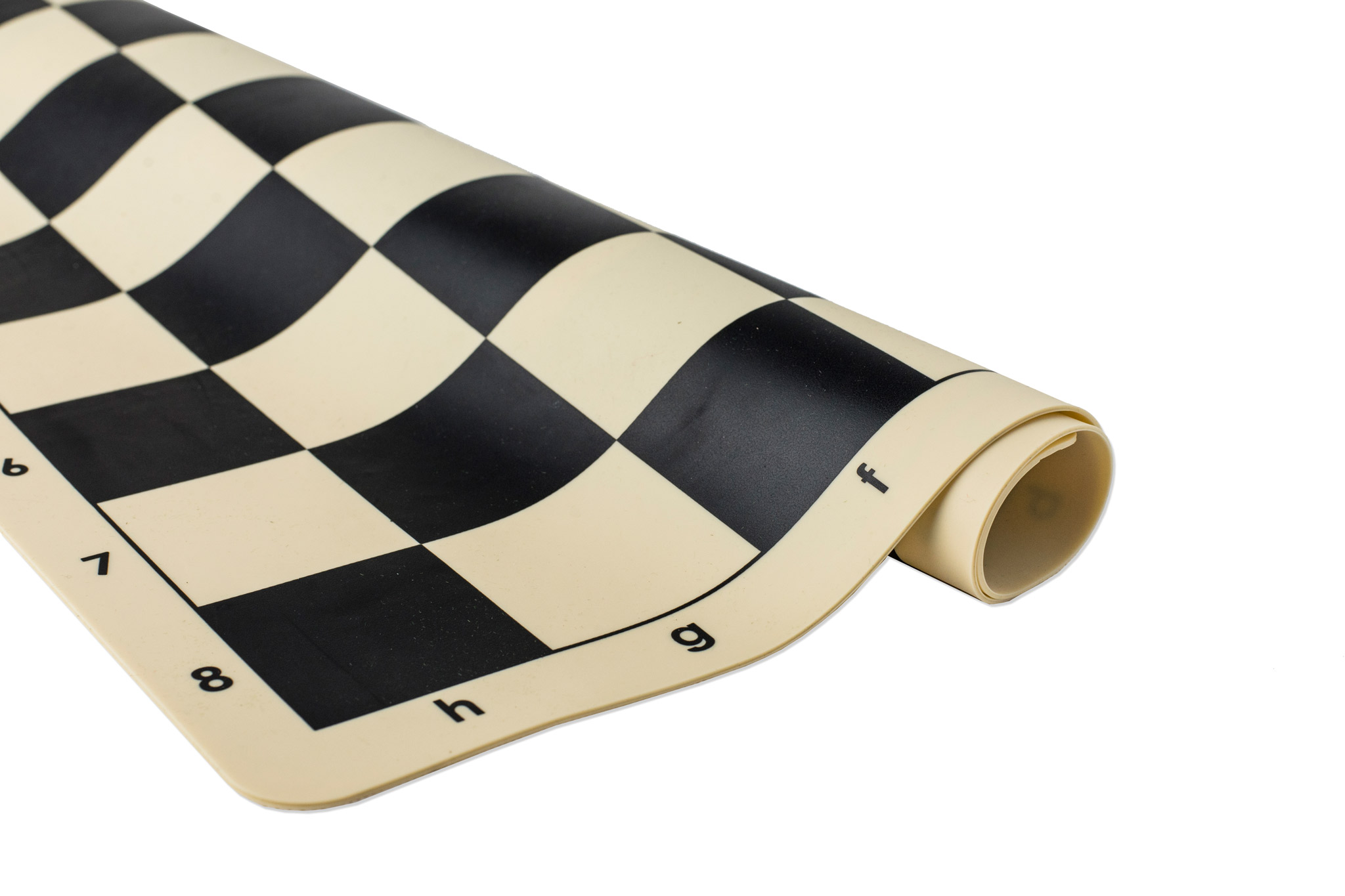 Silicone šachmatų lenta No. 6, white and black