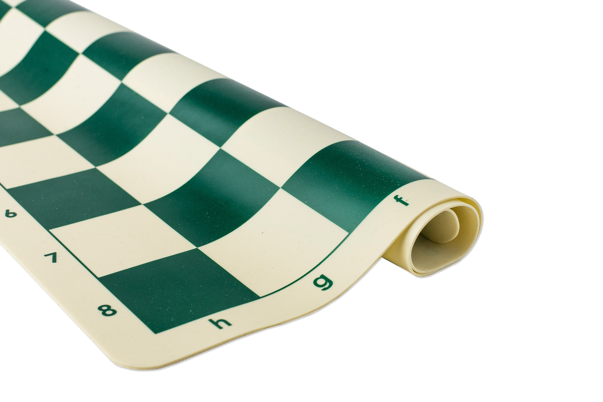 Silicone šachmatų lenta, 20" x 20" with 2-1/4" square - GREEN