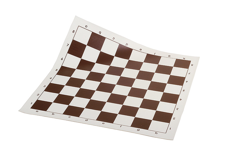 Vinyl Standard šachmatų lenta 17"(43cm) brown