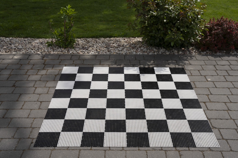 Mini Giant Plastic šachmatų lenta 6" (17 cm) square