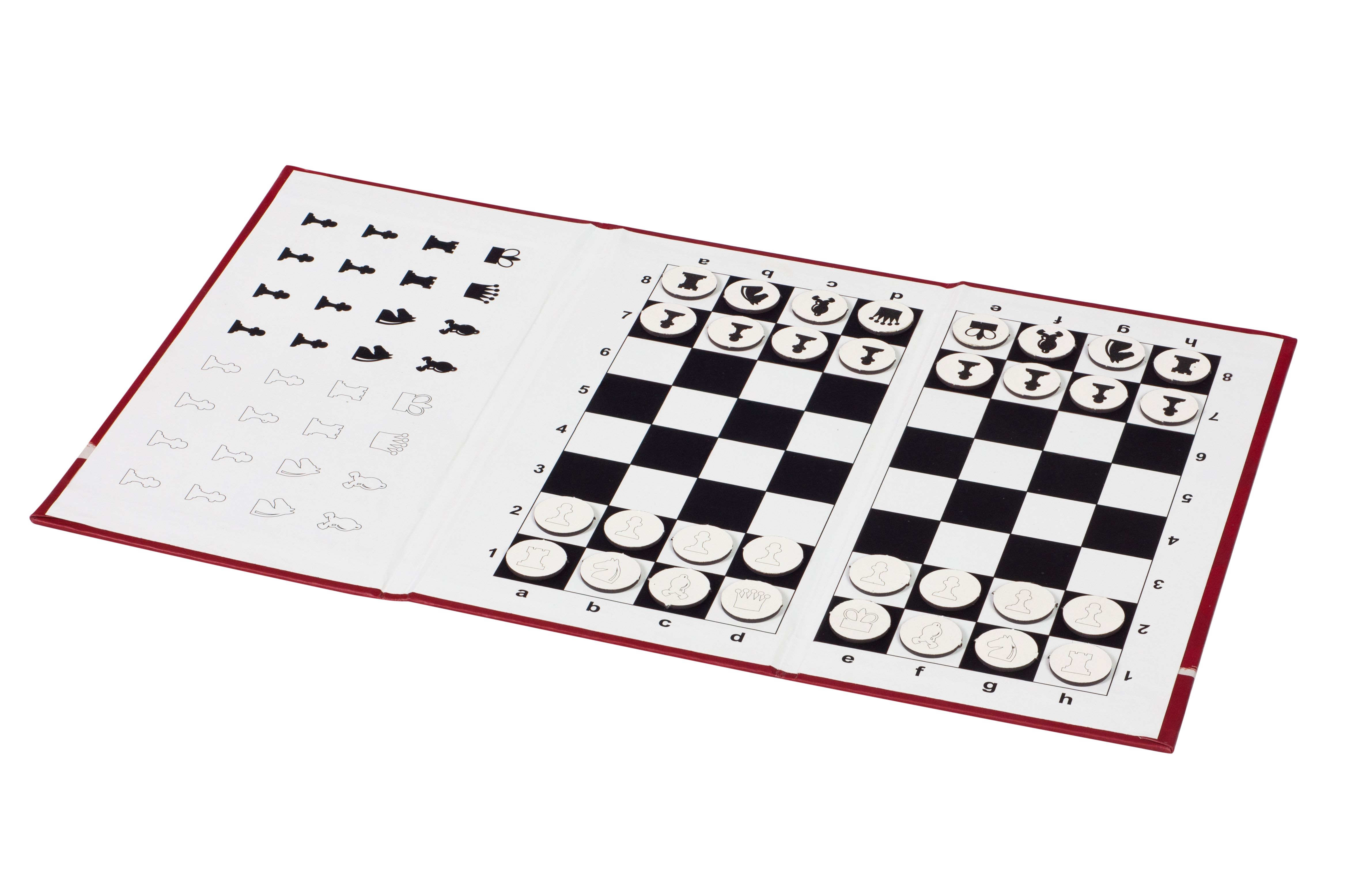Pocket magnetic chess -the smallest